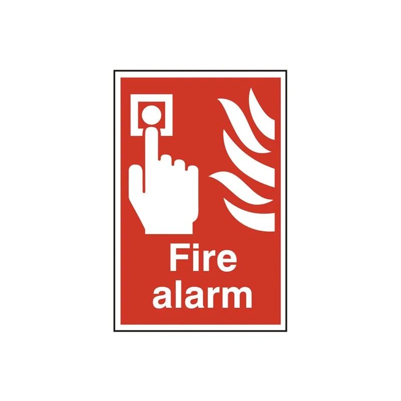 Scan Fire Alarm - PVC Sign 200 x 300mm - 1400