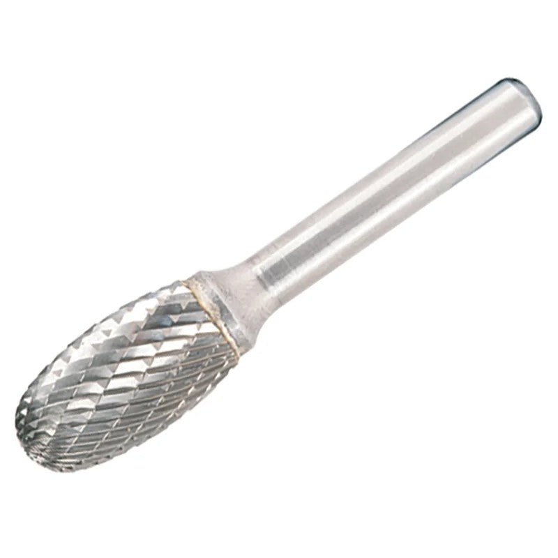 Dormer Solid Carbide Bright Rotary Burr Oval 12.7mm x 6mm - P80912.7X6.0