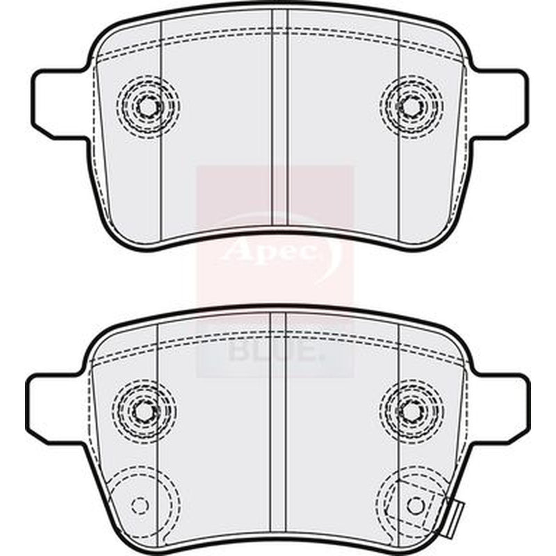 Apec Rear Brake Pad Set PD3712