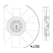 Mahle Engine Cooling Fan CFF 508 000P