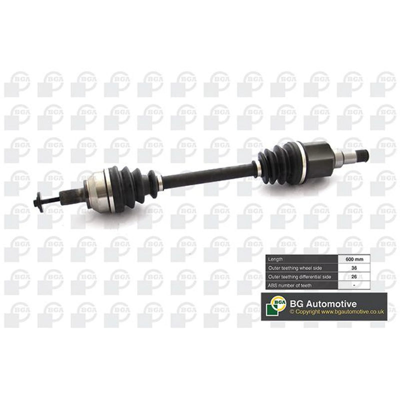 BGA CV Drive Shaft Driveshaft Front Left DS2321L