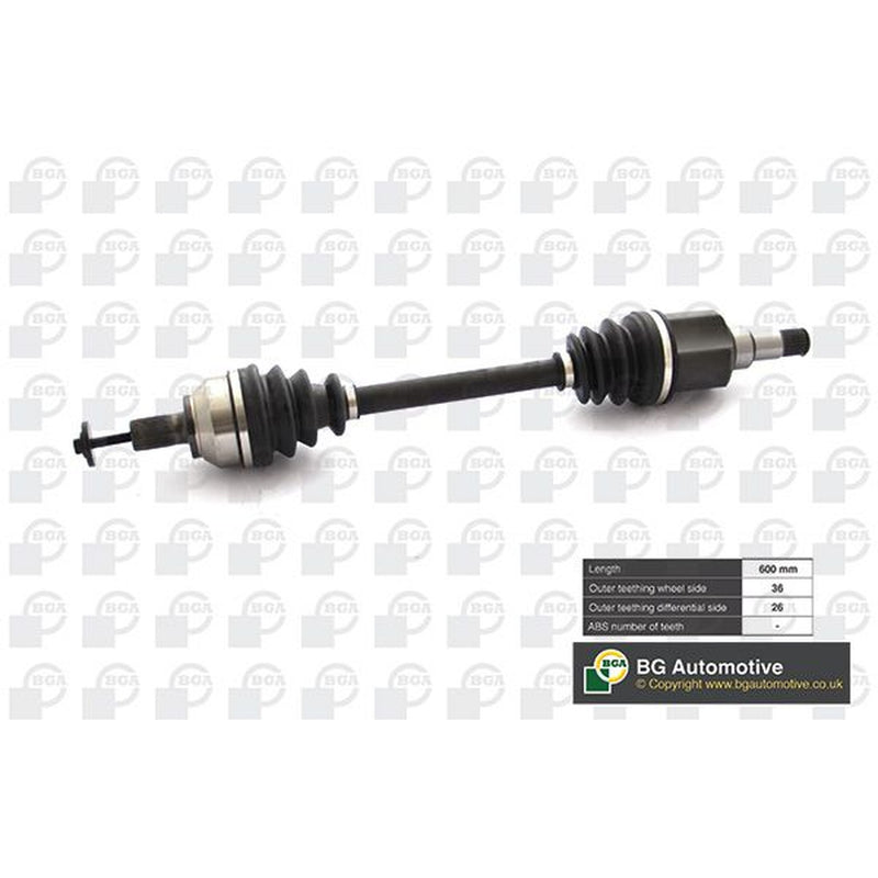 BGA CV Drive Shaft Driveshaft Front Left DS2321L