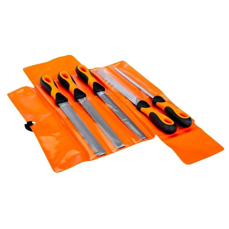 Bahco ERGO™ Engineering File & Rasp Set, 5 Piece - 1-477-08-2-2