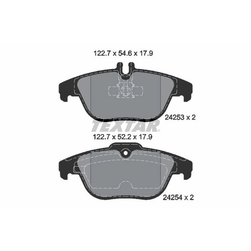 Textar Rear Brake Pad Set 2425301