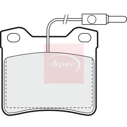 Apec Rear Brake Pad Set PAD678