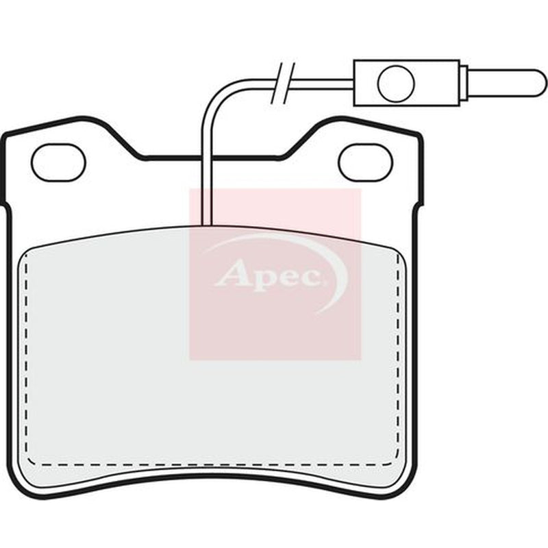 Apec Rear Brake Pad Set PAD678