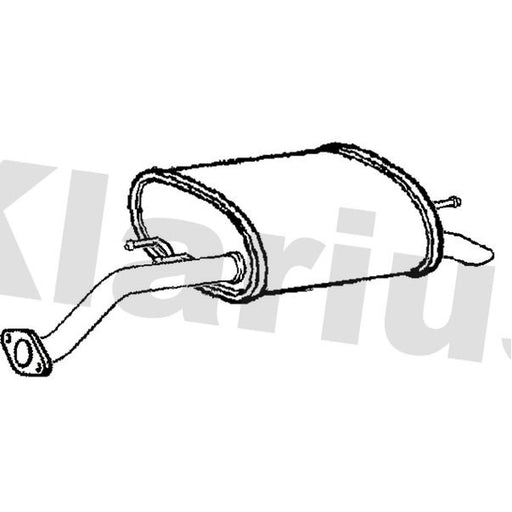 Klarius Box With Tail Pipe Rear KA91B