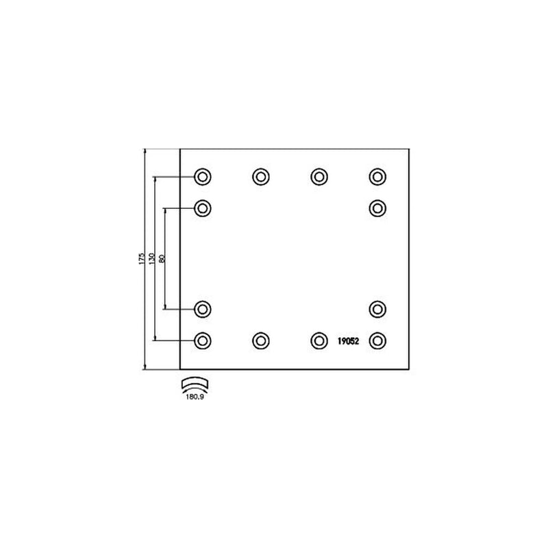 DON Don Cv Brake Lining Set DF46471S7203
