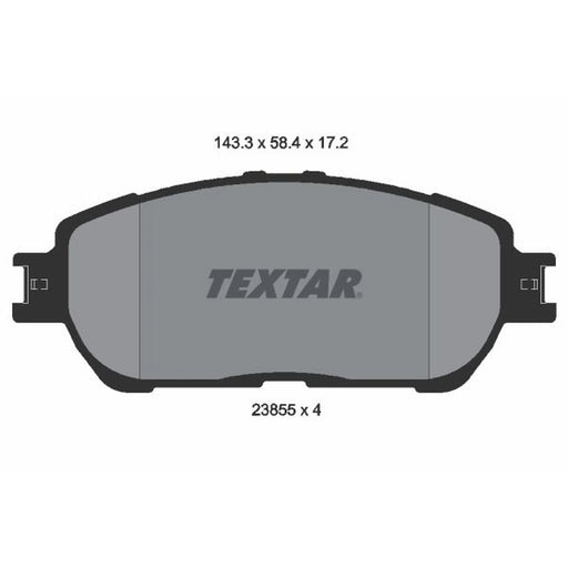 Textar Brake Pad Set 2385503