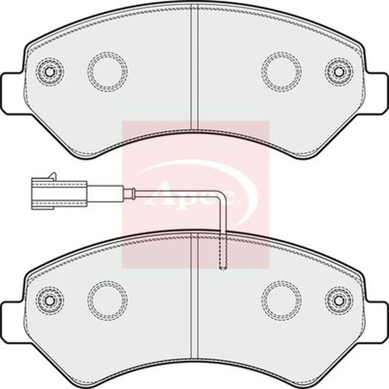 Apec Front Brake Pad Set PAD1859