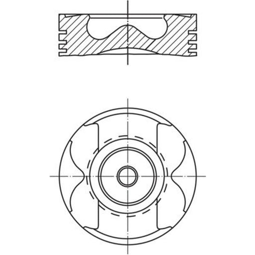 Mahle Piston Cylinder Bore = 88mm 004 59 02