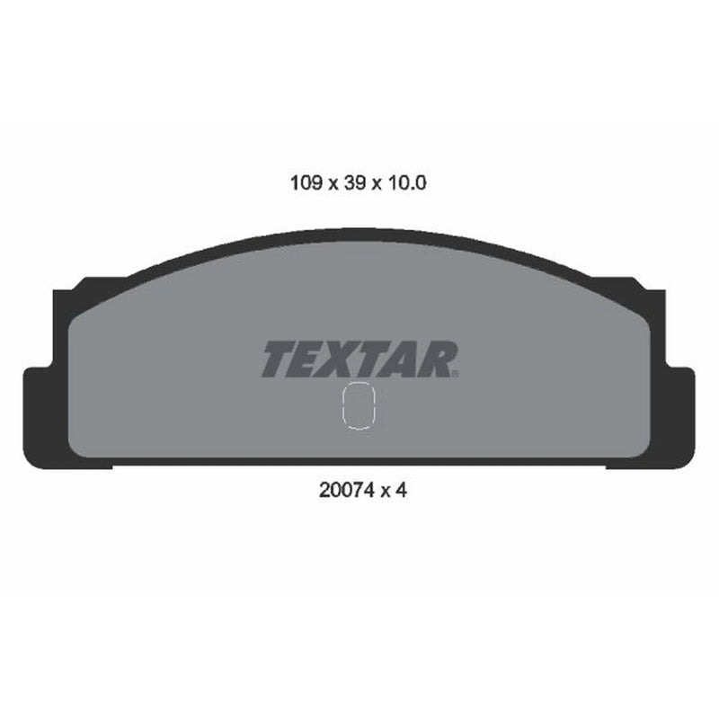Textar Rear Brake Pad Set 2007404