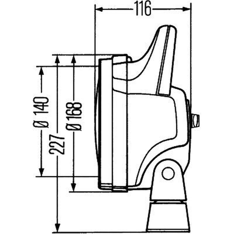 Hella Worklight High 1G4 003 470-001
