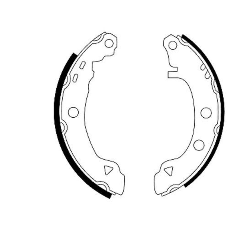 Mintex Brake Shoe Set Axle Kit MFR279