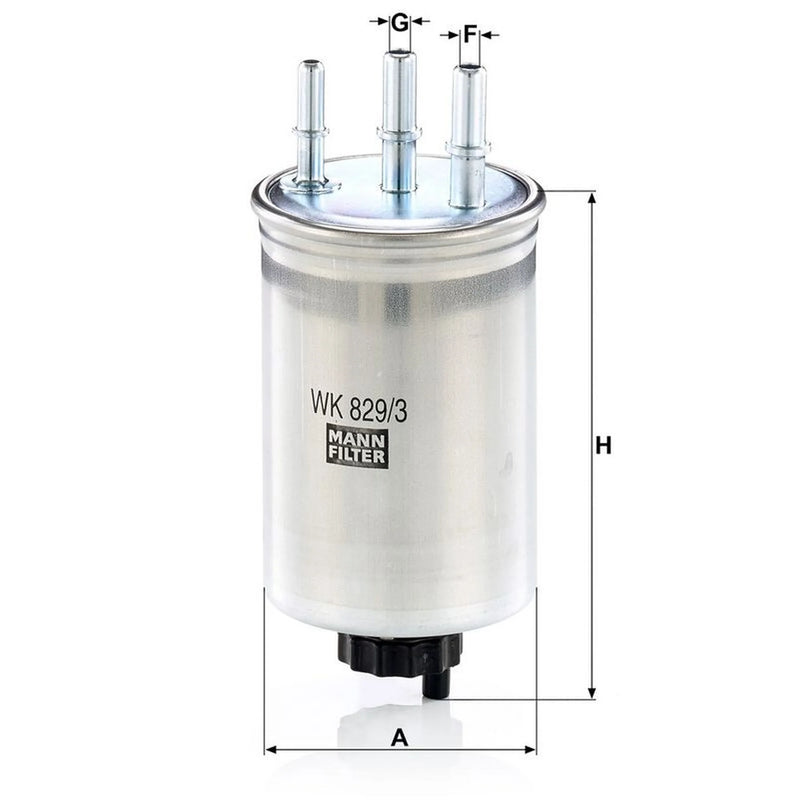MANN-FILTER Fuel Filter Element WK 829/3 OE 1137026 1230645 1480561 1532171