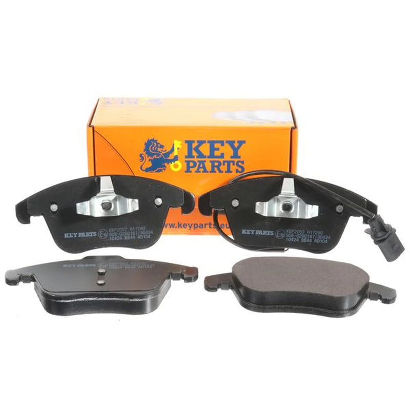 Key Parts 4 x Front Brake Pad Set KBP2052