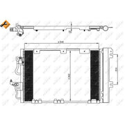 NRF Air Conditioning Condenser 35556
