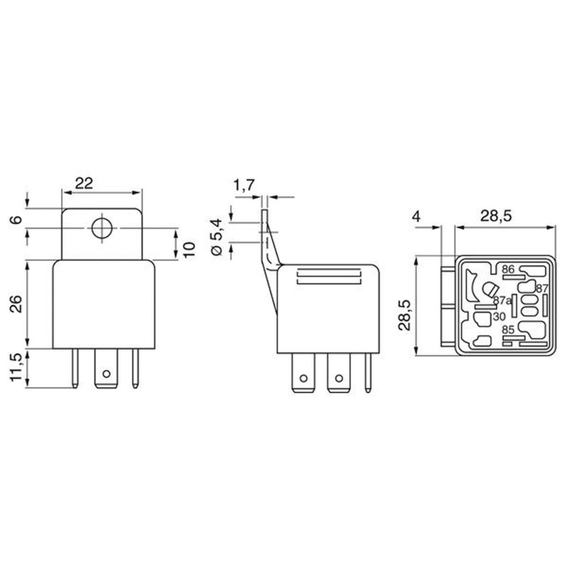 Bosch Main Power Relay 0 332 019 155