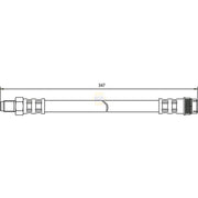 NAPA Brake Hydraulic Hose Line Front NBH1422