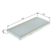 Bosch Cabin Air Filter (Pollen Filter) 1 987 432 006
