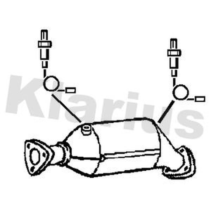 Klarius Catalyst Type Approved With Pipe Front 322035