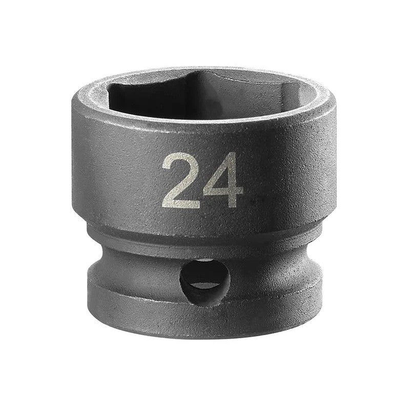 Facom 6-Point Stubby Impact Socket 1/2in Drive 10-27mm