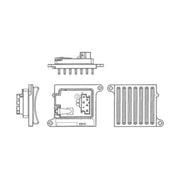 Mahle Heater Blower Resistor ABR 36 000P