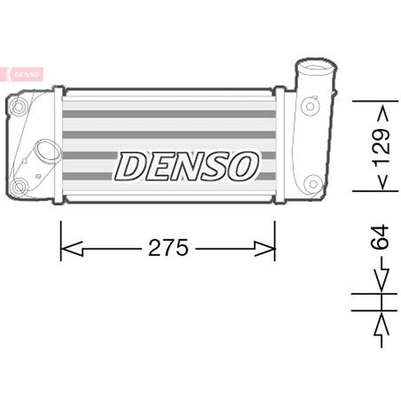 Denso Intercooler (Charge Air Cooler) DIT50009
