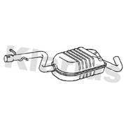 Klarius Box With Tail Pipe Rear VW1230W