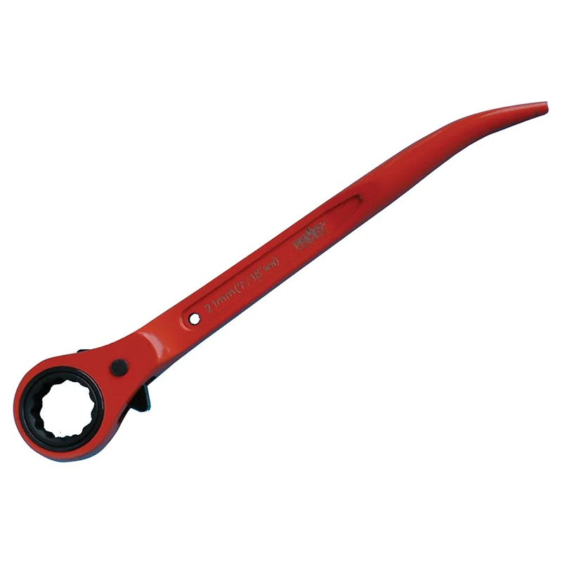 Priory 601 Short Ratchet Podger Spanner 21mm - PRI601TAG