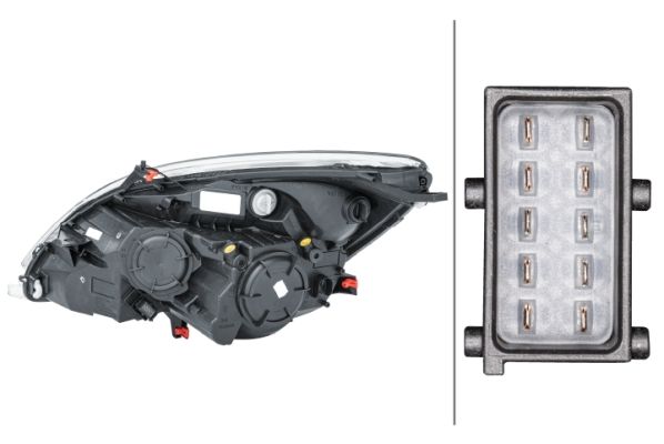 Hella Headlight Headlamp H7/H1 Right