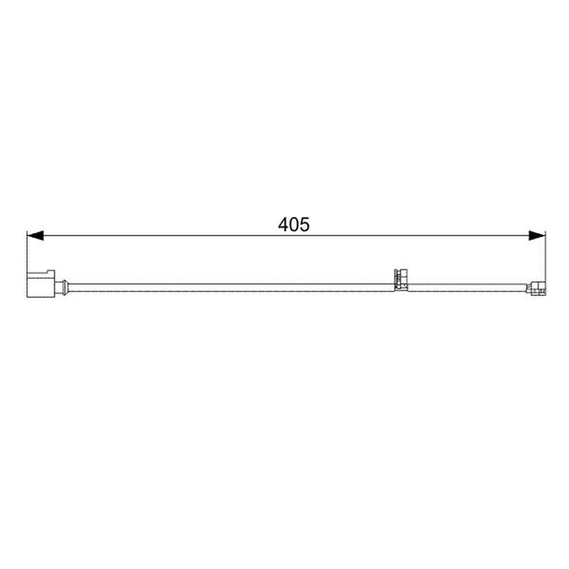 Bosch Brake Pad Wear Sensor Front 1 987 473 025