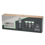 Lighthouse AAA LR03 Alkaline Batteries 1120 mAh (Pack 24) - L/HBATAAA24