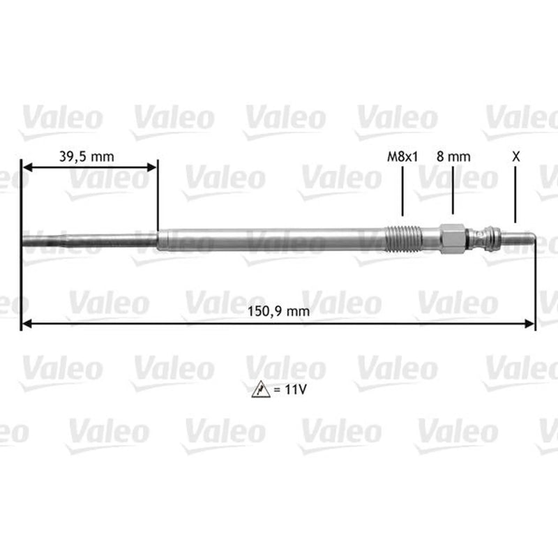 Valeo Diesel Engine Glow Plug 345174