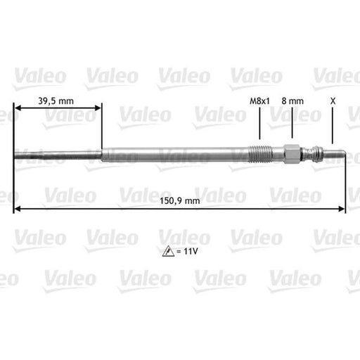 Valeo Diesel Engine Glow Plug 345174