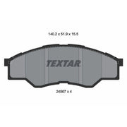 Textar Front Brake Pad Set 2456701