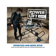 Evolution S355MCS Mitre Chop Saw Wheeled Stand with Powerlift Assist - 133-0001