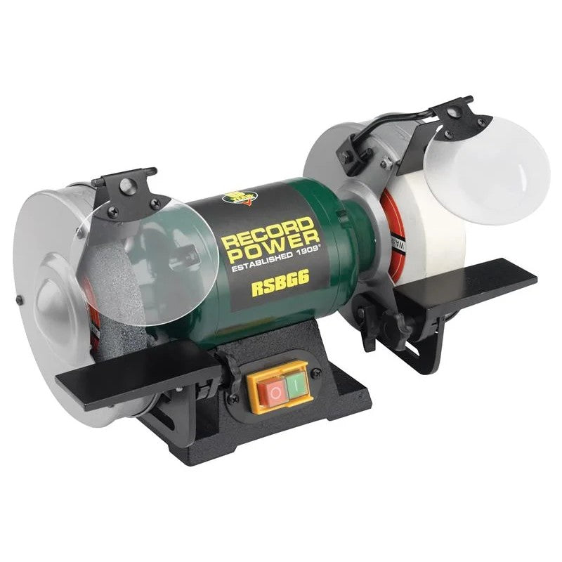Record Power RSBG8 200mm (8in) Bench Grinder 550W 240V - 71500/ RSBG8