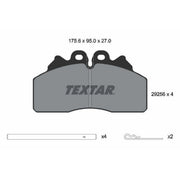 Textar Front Brake Pad Set 2925601