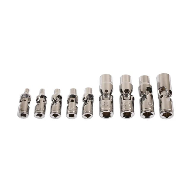 Laser Tools Universal Joint Star Socket Set 1/4"D, 3/8"D 9pc - PL