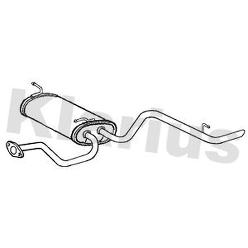 Klarius Box With Tail Pipe Rear DW23K