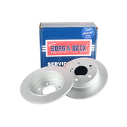 Borg & Beck 2 x Solid Rear Brake Discs BBD4872