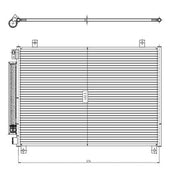 NRF Air Conditioning Condenser 350461