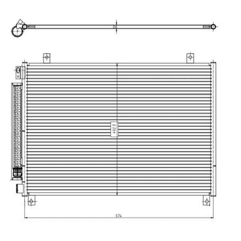 NRF Air Conditioning Condenser 350461