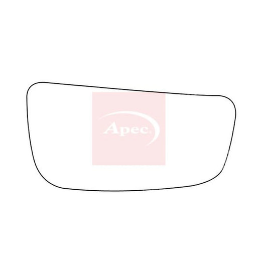 Apec Exterior Wing Mirror Glass Right AMS2824