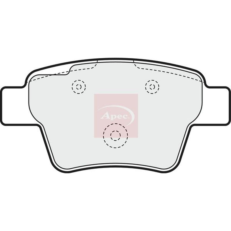 Apec Rear Brake Pad Set PAD1558