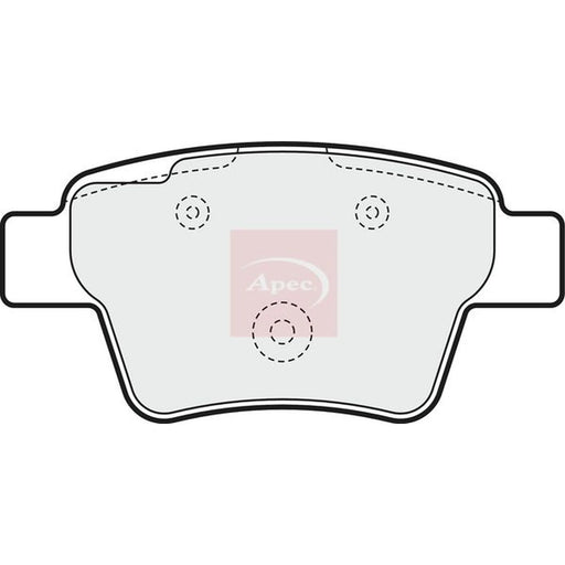 Apec Rear Brake Pad Set PAD1558