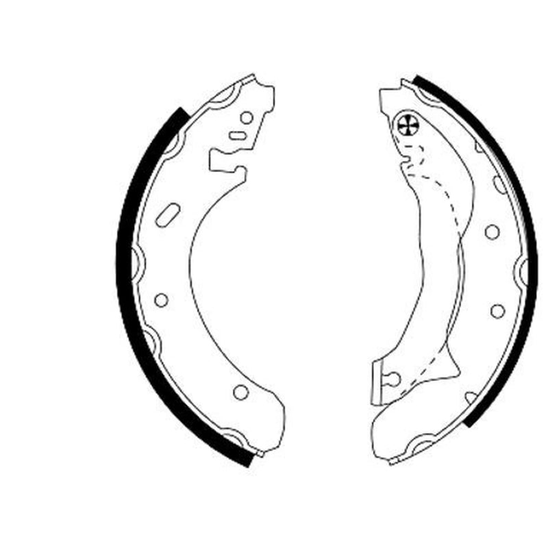 Mintex Brake Shoe Set Axle Kit MFR363
