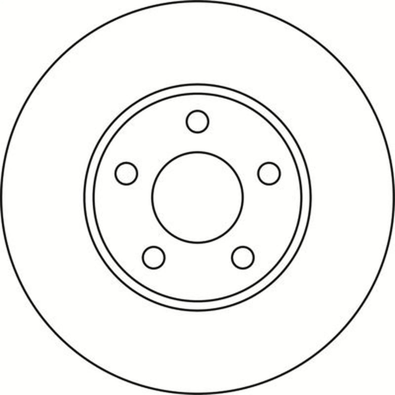 Abtex 2 x Vented Front Brake Discs BD2002V