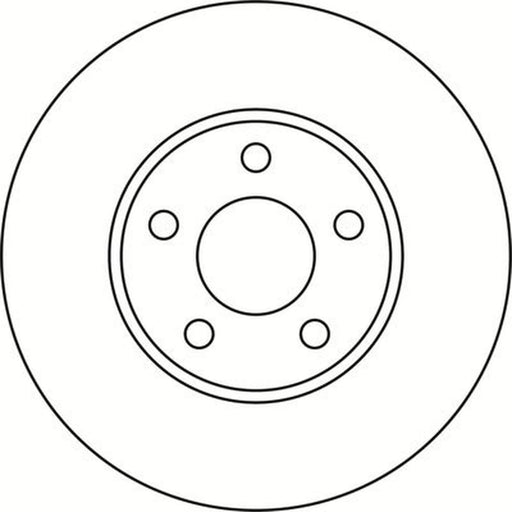 Abtex 2 x Vented Front Brake Discs BD2002V